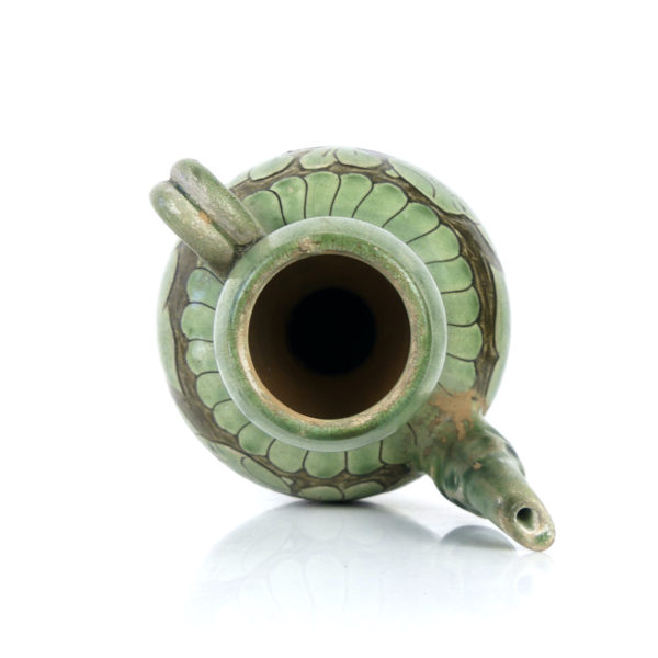 Vase chinois Henan sculpté à la main (dessus)
