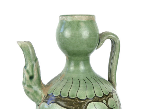 Vase chinois Henan sculpté à la main (détail)