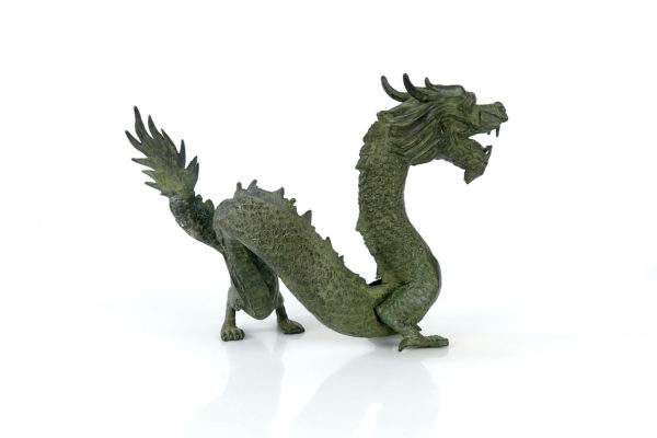 Bronze dragon oriental thaïlandais (dos)