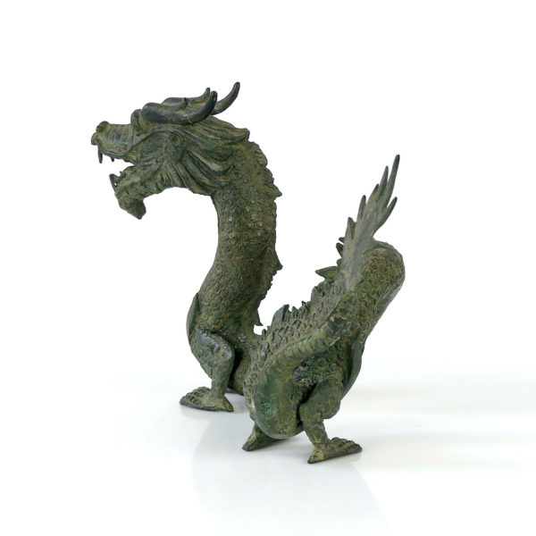 Bronze dragon oriental thaïlandais (dos)