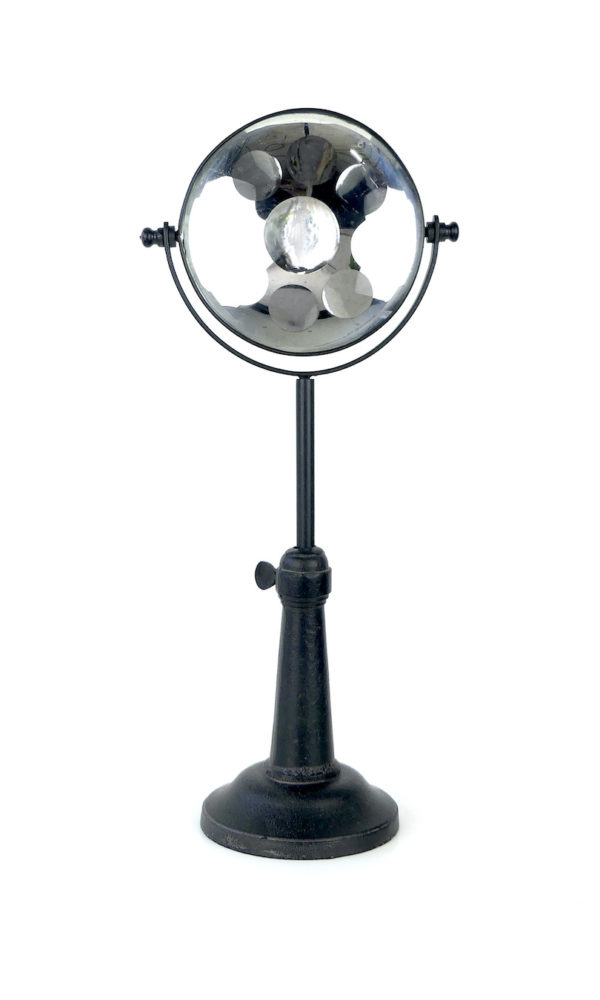 Miroir facetté sur pied Scialytique design (face)