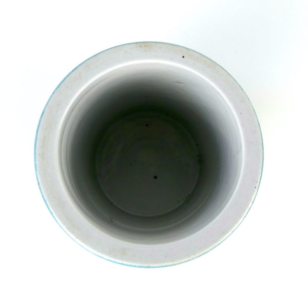Pot chinois à calligraphie (dessus)