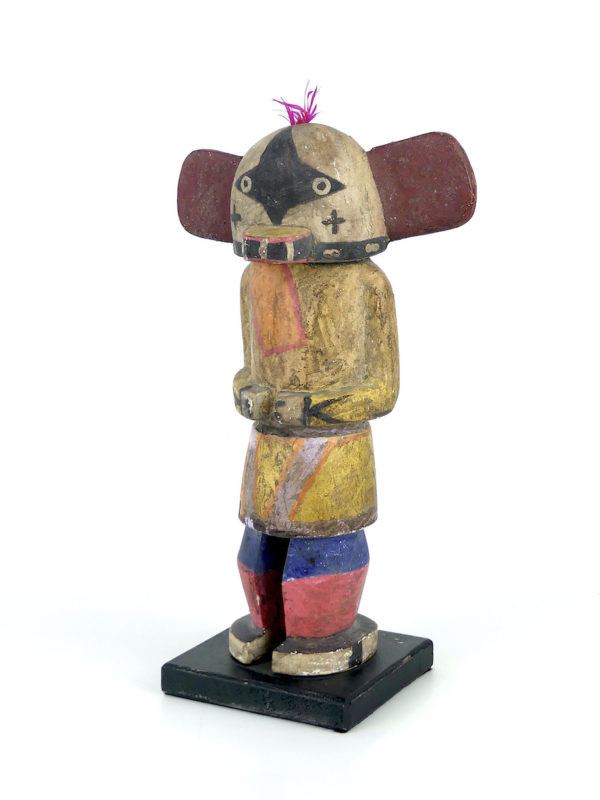 Poupée Kachina aux grandes oreilles plates en bois (3/4)