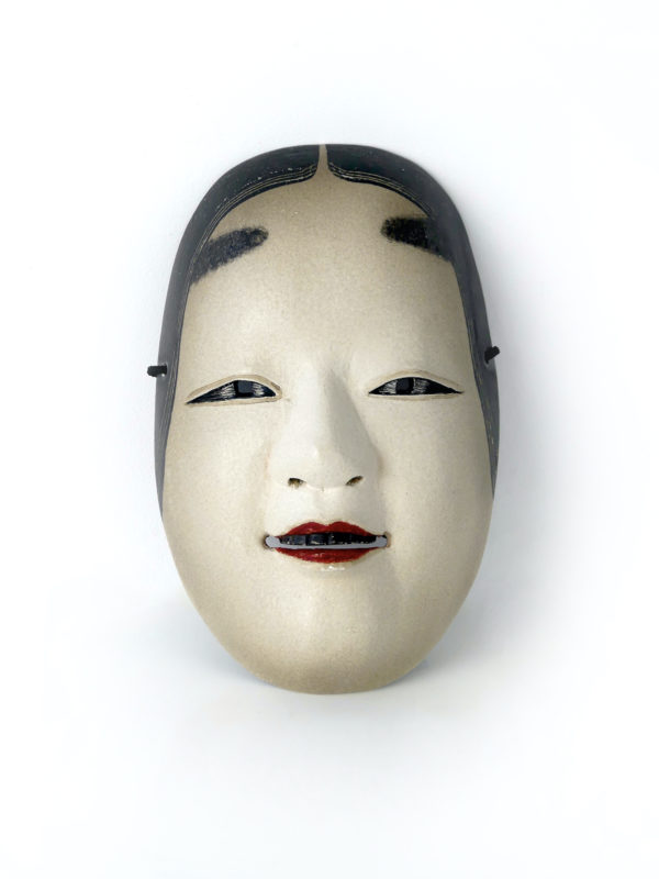 Masque zō-onna ancien théâtre Nô Shōwa (face)