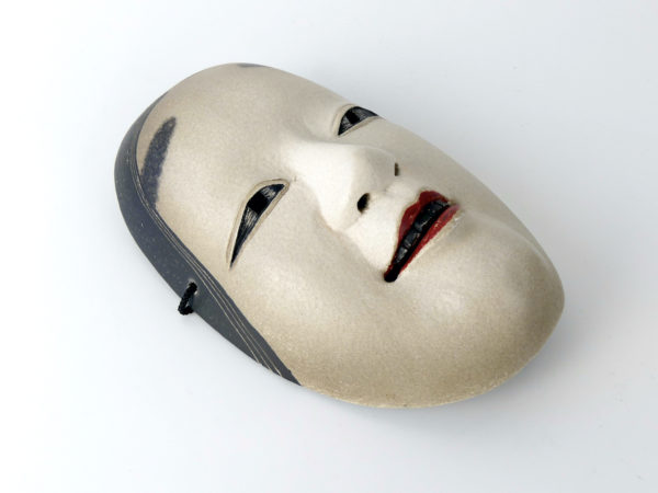 Masque zō-onna ancien théâtre Nô Shōwa (3/4)