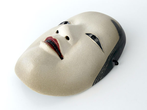 Masque zō-onna ancien théâtre Nô Shōwa (3/4)