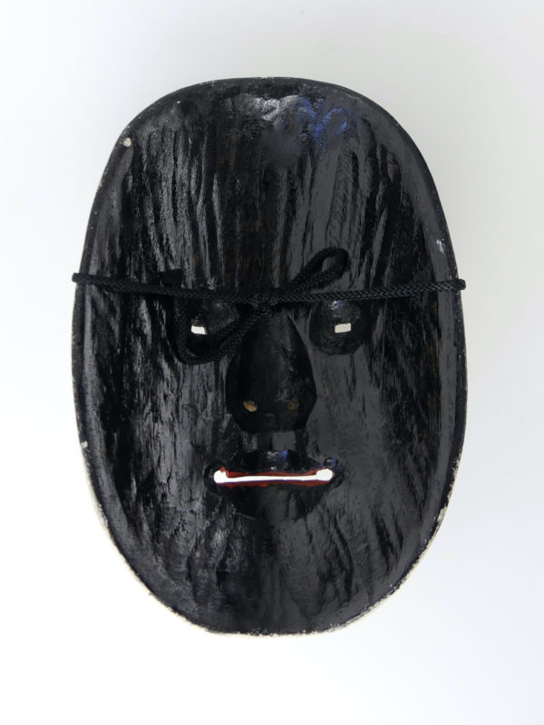 Masque zō-onna ancien théâtre Nô Shōwa (dos)