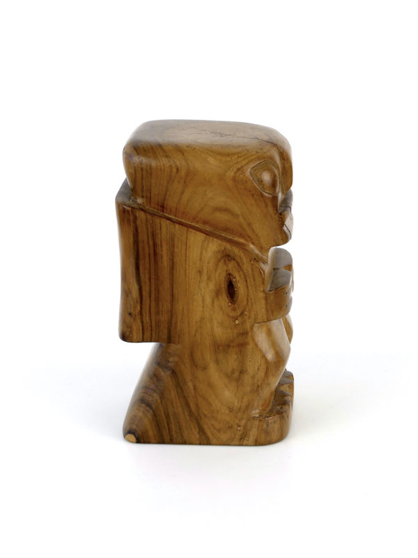 Tiki calédonien en bois précieux (profil)