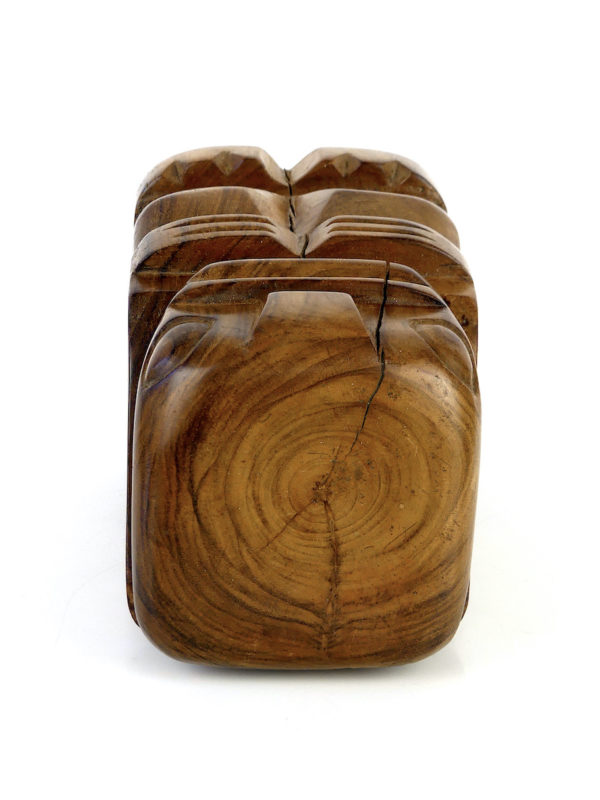 Tiki calédonien en bois précieux (dessus)