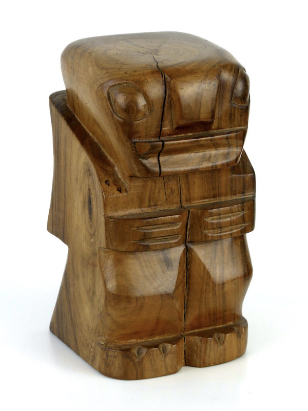Tiki calédonien en bois précieux (3/4)