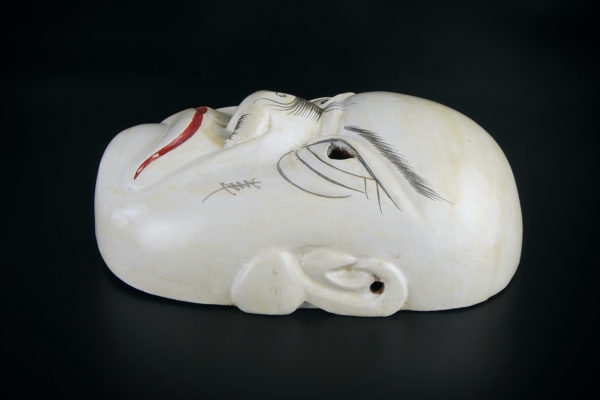 Masque Beshimi Kabuki en bois (profil)