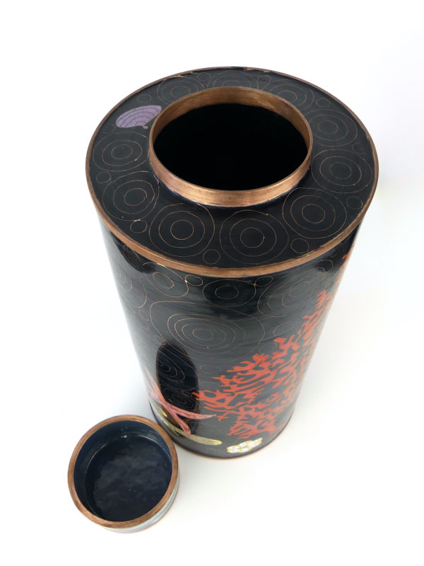 Pot à thé Koh Samui en cloisonné Fabienne Jouvin (ouvert)