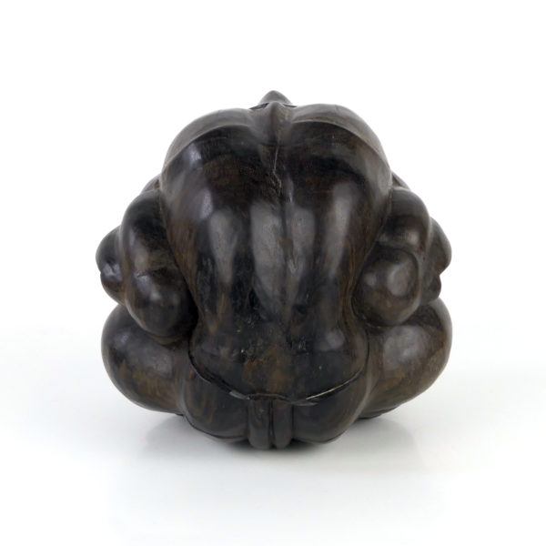 Statue Bouddha pleureur Orang Malu en ébène (dos)