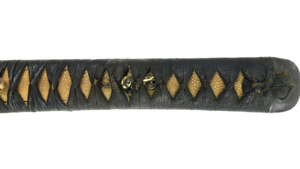 Grand katana ondachi sabre japonais Edo (détail)