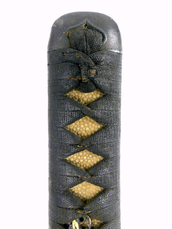 Grand katana ondachi sabre japonais Edo (détail)