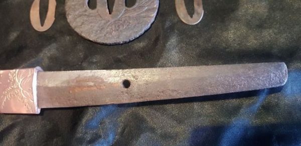 Grand katana ondachi sabre japonais Edo (démonté)