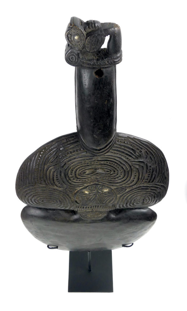Kotiate rakau ancien grande massue Maori (dessus)