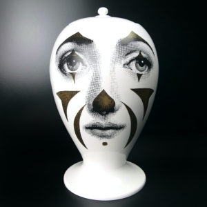Vase clown Fornasetti double décors par Bitossi Ceramiche (face)