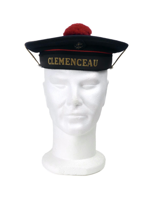 Bachi du Clem de 1965 bonnet de marin du Clemenceau (face)