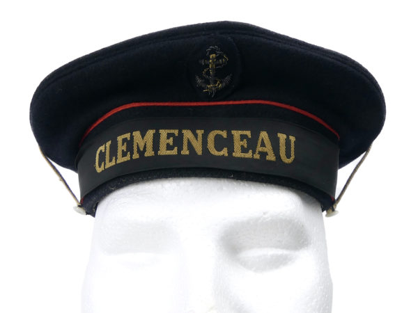 Bachi du Clem de 1965 bonnet de marin du Clemenceau (détail)