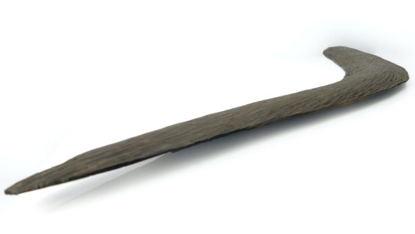 Grand boomerang aborigène ancien en bois dense (3/4)