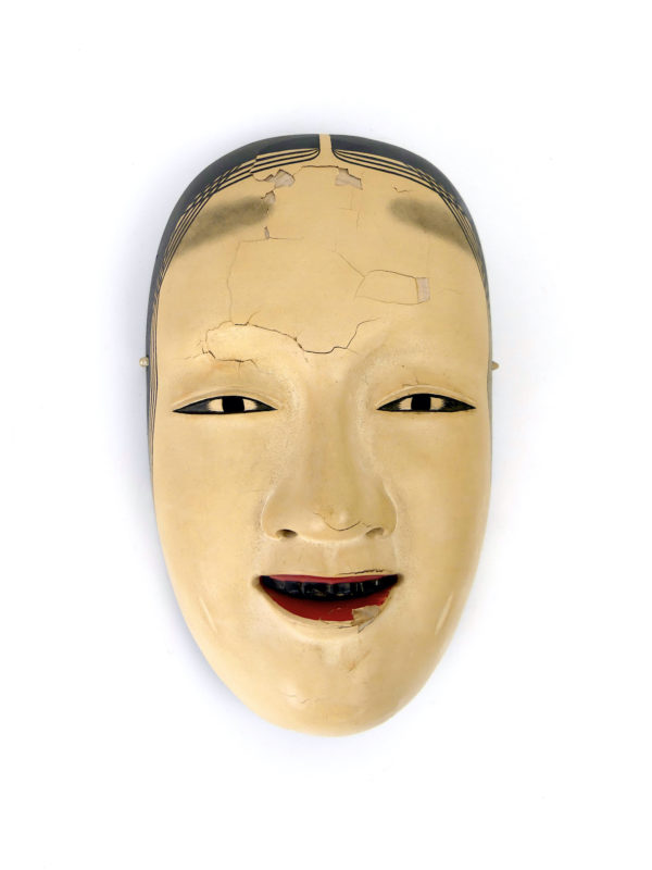 Masques de femmes ko-omote et uba (ko-omote face)