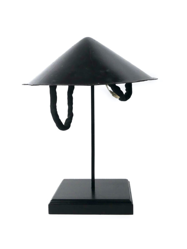 Toppai Jingasa casque meiji laqué noir (dos)