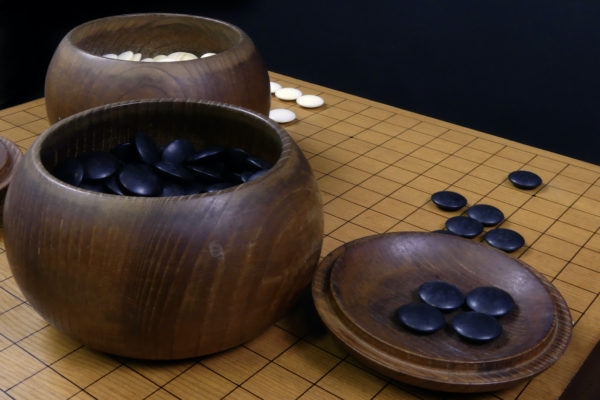 Jeu de go traditionnel japonais (détail)