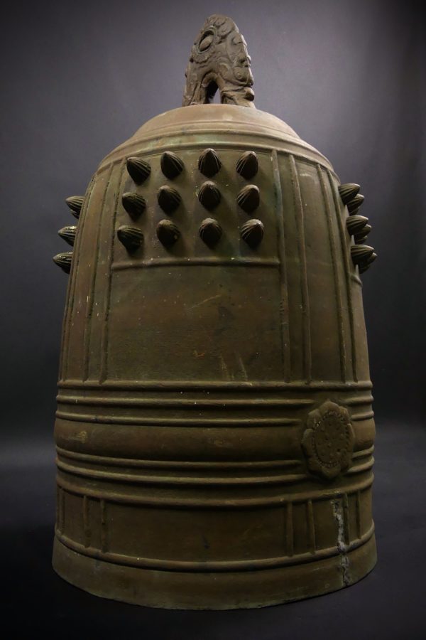Bonshō grande cloche bouddhique en bronze Japon (3/4)