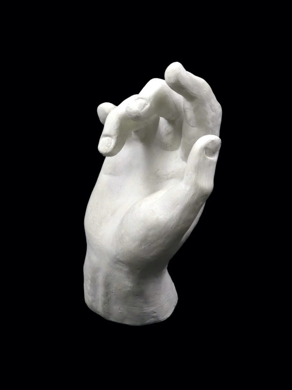 Étude de main monumentale en plâtre (3/4)