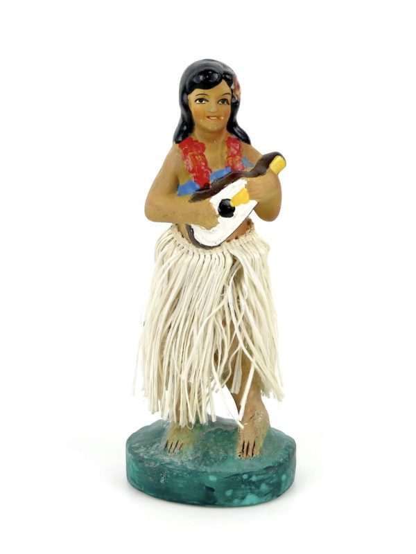 Petite Hula Girl vintage Hawaii collector (face)