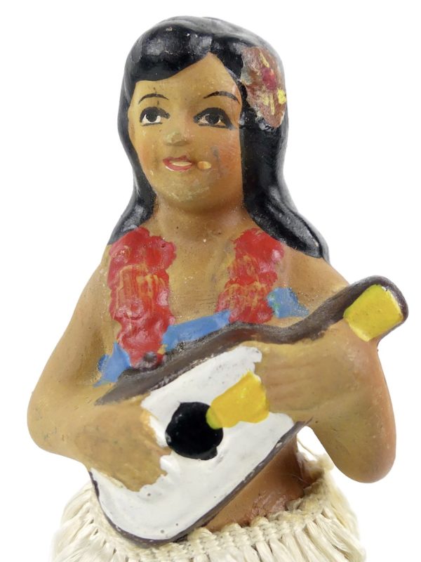 Petite Hula Girl vintage Hawaii collector (détail)