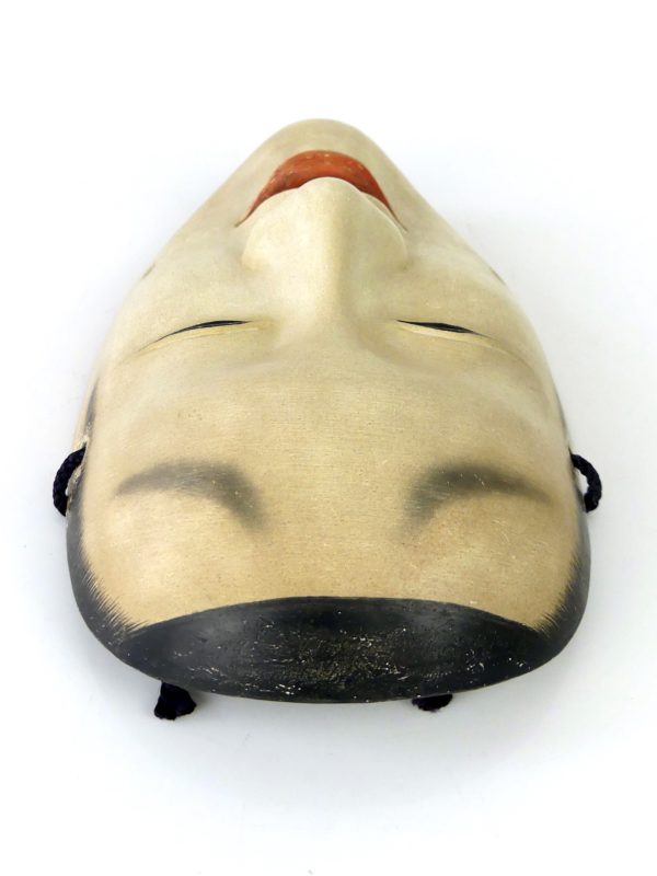 Masque Nô Jyuroku signé Tajima Mitsuharu (dessus)