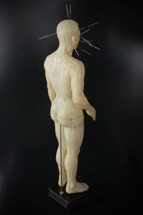 Mannequin d’acupuncture homme chinois (3/4 dos)