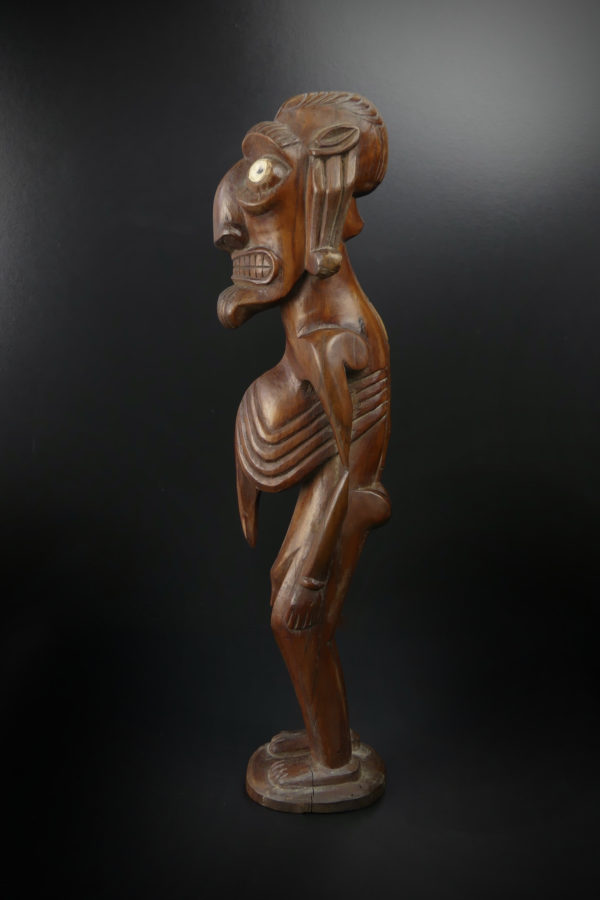 Moaï Kavakava ancien Rapa Nui (profil)