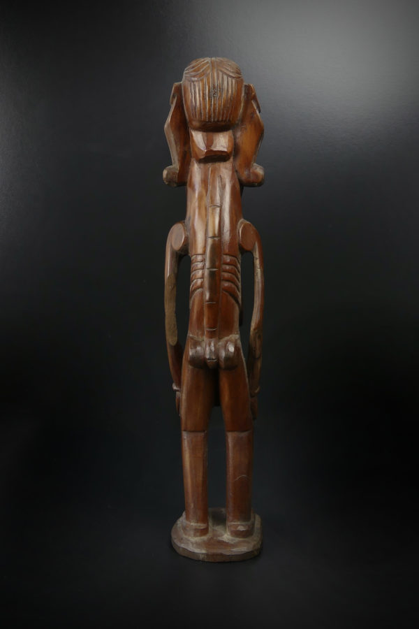 Moaï Kavakava ancien Rapa Nui (dos)