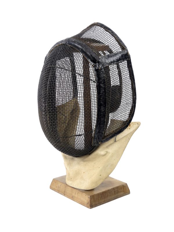 Masque d’escrime ou casque vintage de la fin du XIXe (3/4)