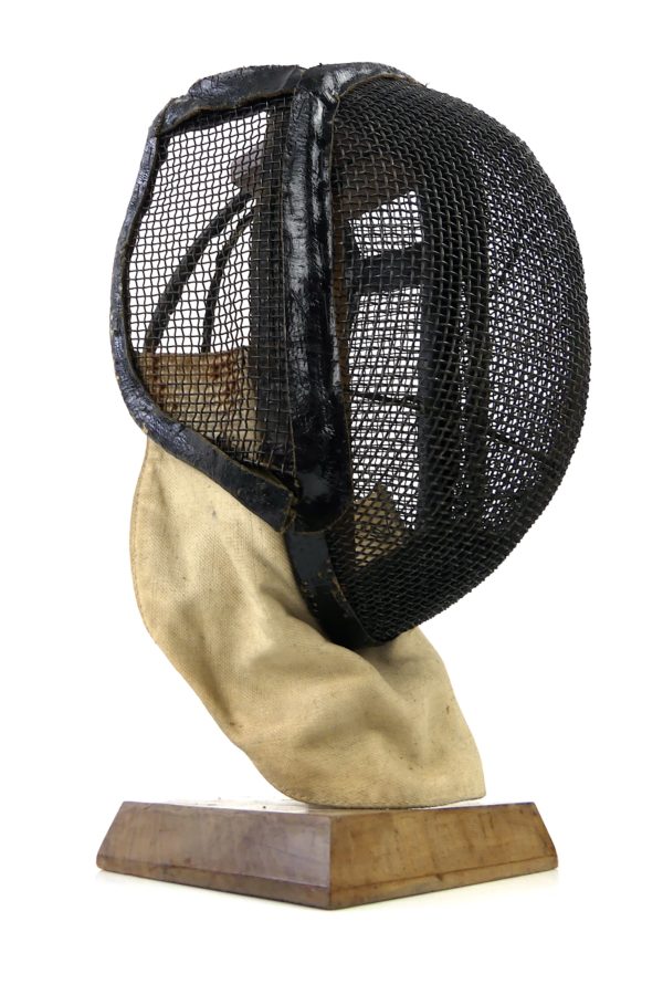 Masque d’escrime ou casque vintage de la fin du XIXe (3/4)