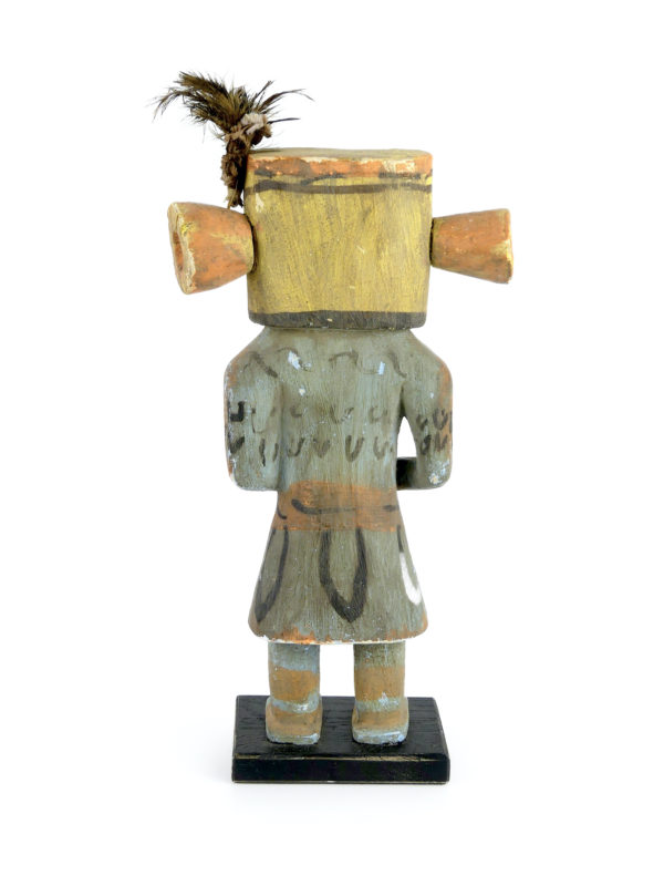 Poupée Kachina aux oreilles coniques Hopi Arizona USA (dos)