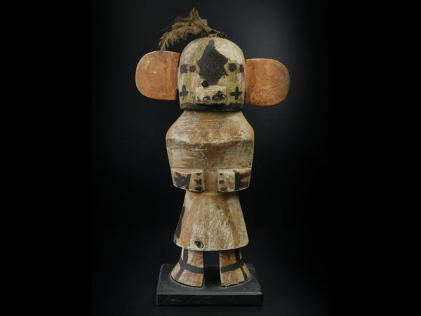 Poupée Kachina aux grandes oreilles plates Hopi (face)