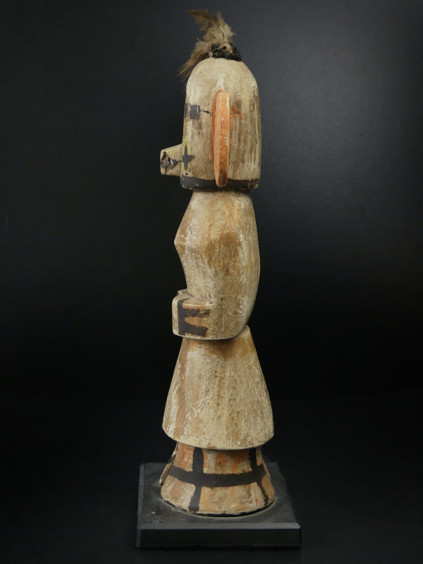 Poupée Kachina aux grandes oreilles plates Hopi (profil)
