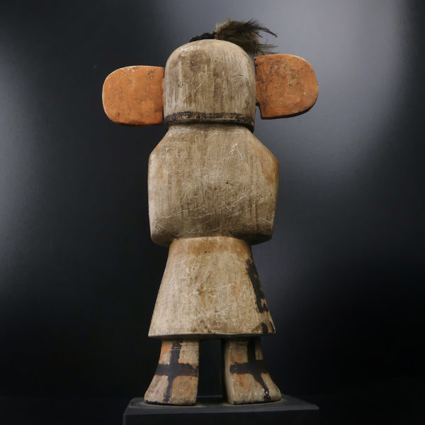Poupée Kachina aux grandes oreilles plates Hopi (dos)