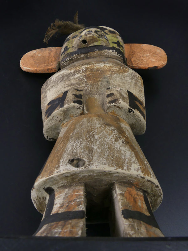 Poupée Kachina aux grandes oreilles plates Hopi (dessous)