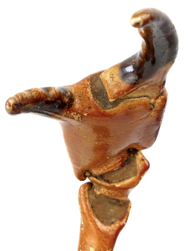 Grande pince de tourteau sur pied (détail)
