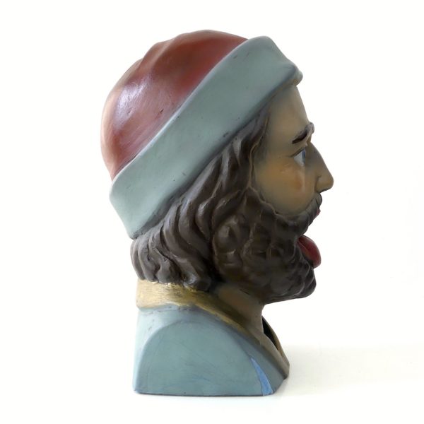 Gaper hollandais à la barbe frisée (profil)