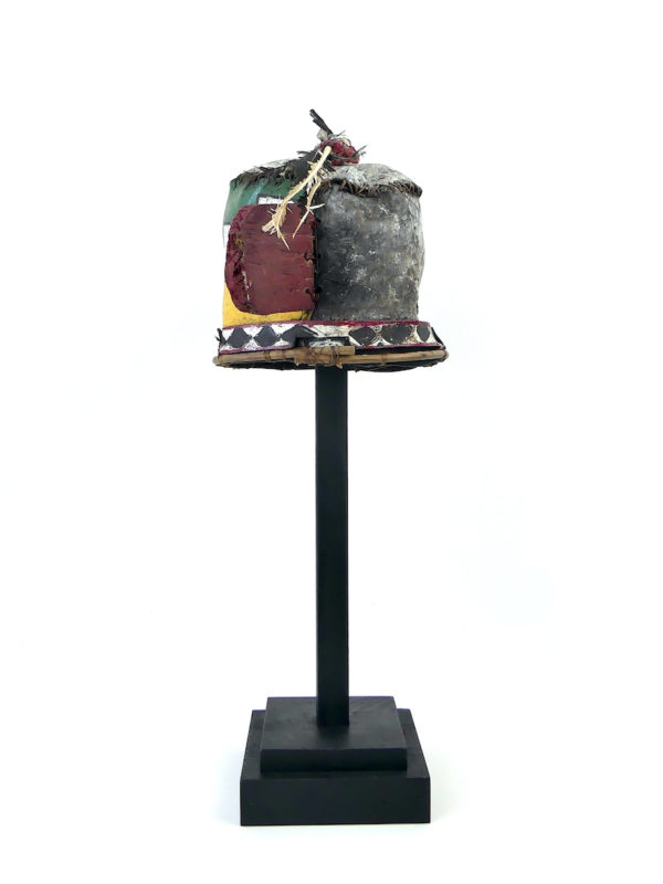 Masque heaume soleil aux grandes oreilles Kachina Hopi (profil)