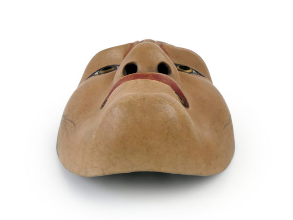 Masque Hashihime jeune fille du pont yokai théâtre nô (dessous)