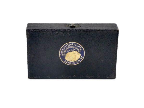 Modèle hémi-mandibule humaine en pyralène 1900 Allemagne (coffret)