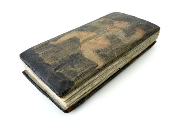 Carnet de tatouage de protection birman Sak Yant (plié)