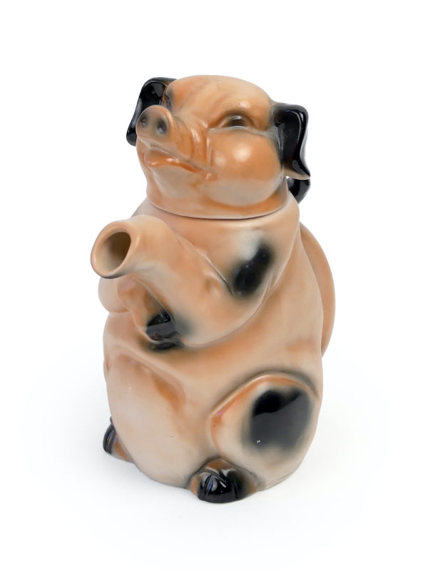Théière cochon en porcelaine ERPHILA 722 Allemagne (3/4)